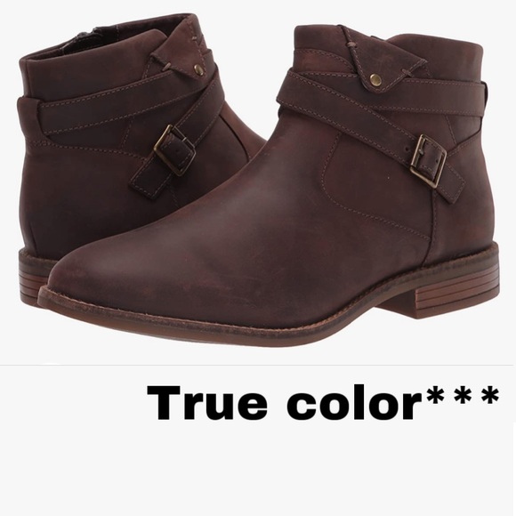 Clarks Women's Leather Camzin Dime Ankle Boot - Picture 7 of 7